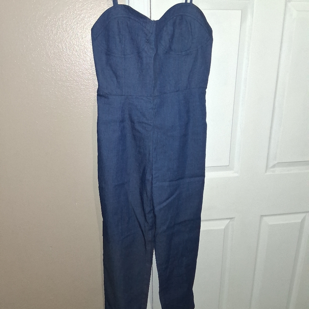 Blue Denim Jumpsuit